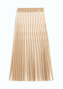Two-Tone Maxi Skirt
