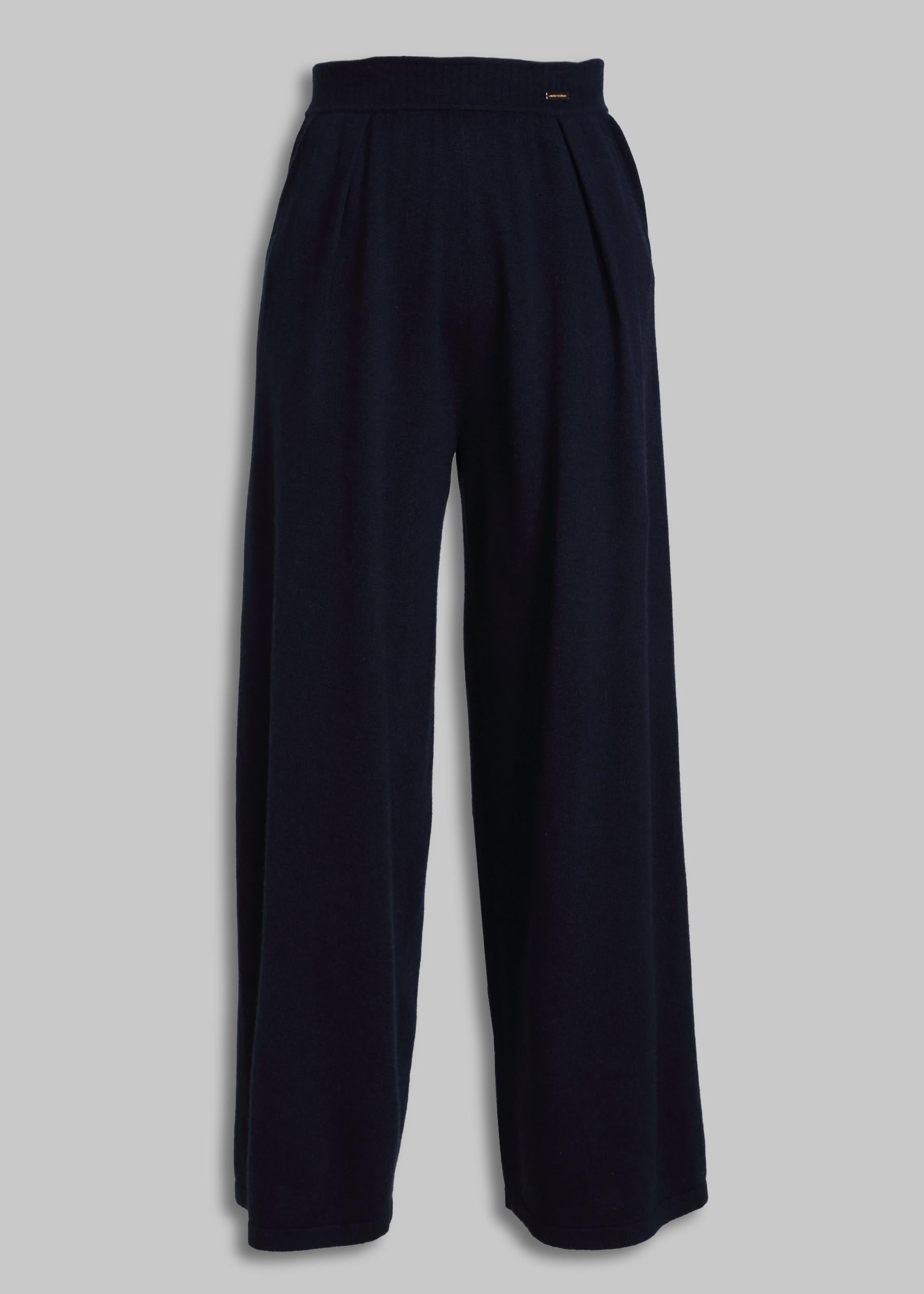 Pantaloni in Cashmere con Pinces