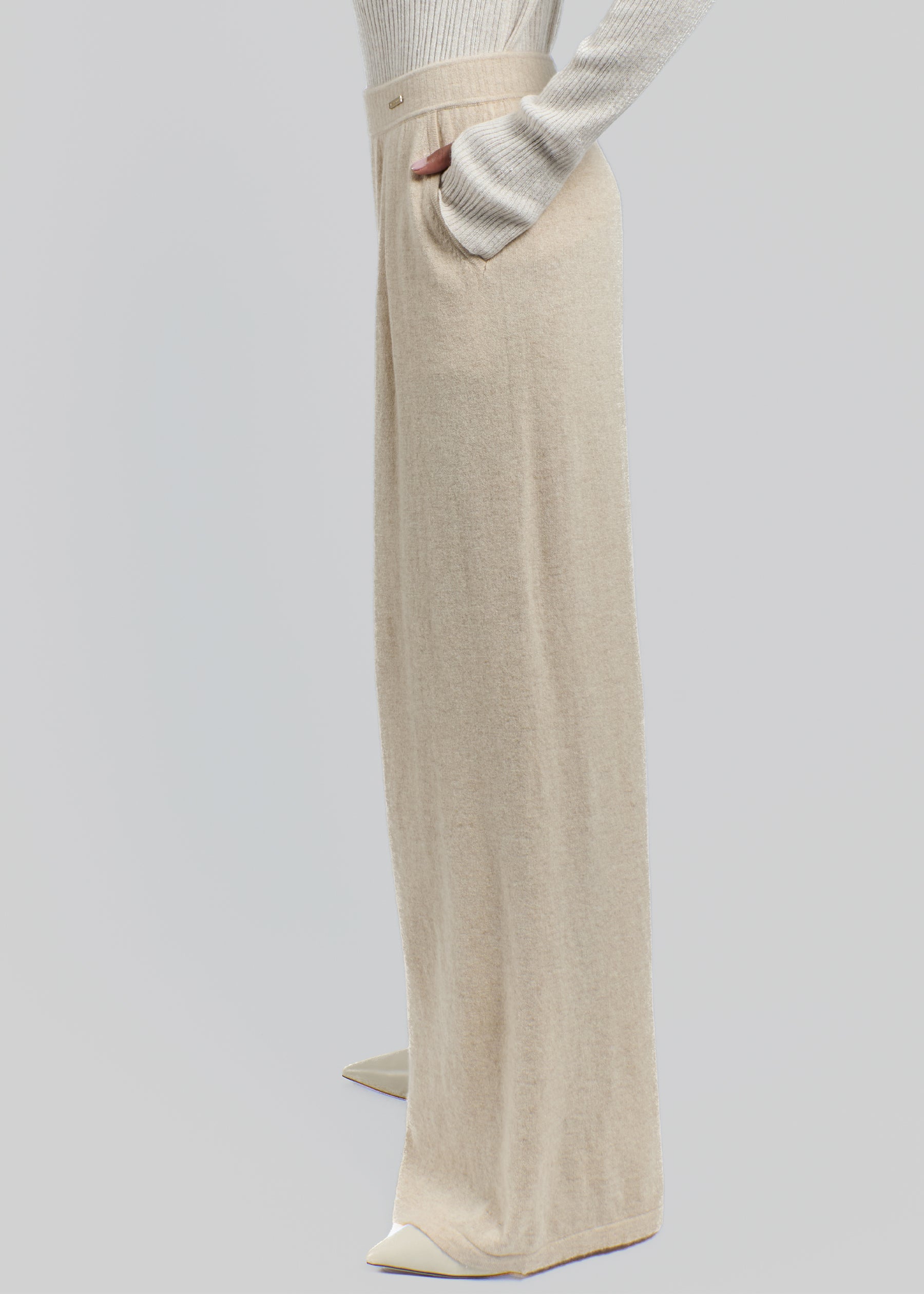 Maglia Pleated Cashmere Trousers