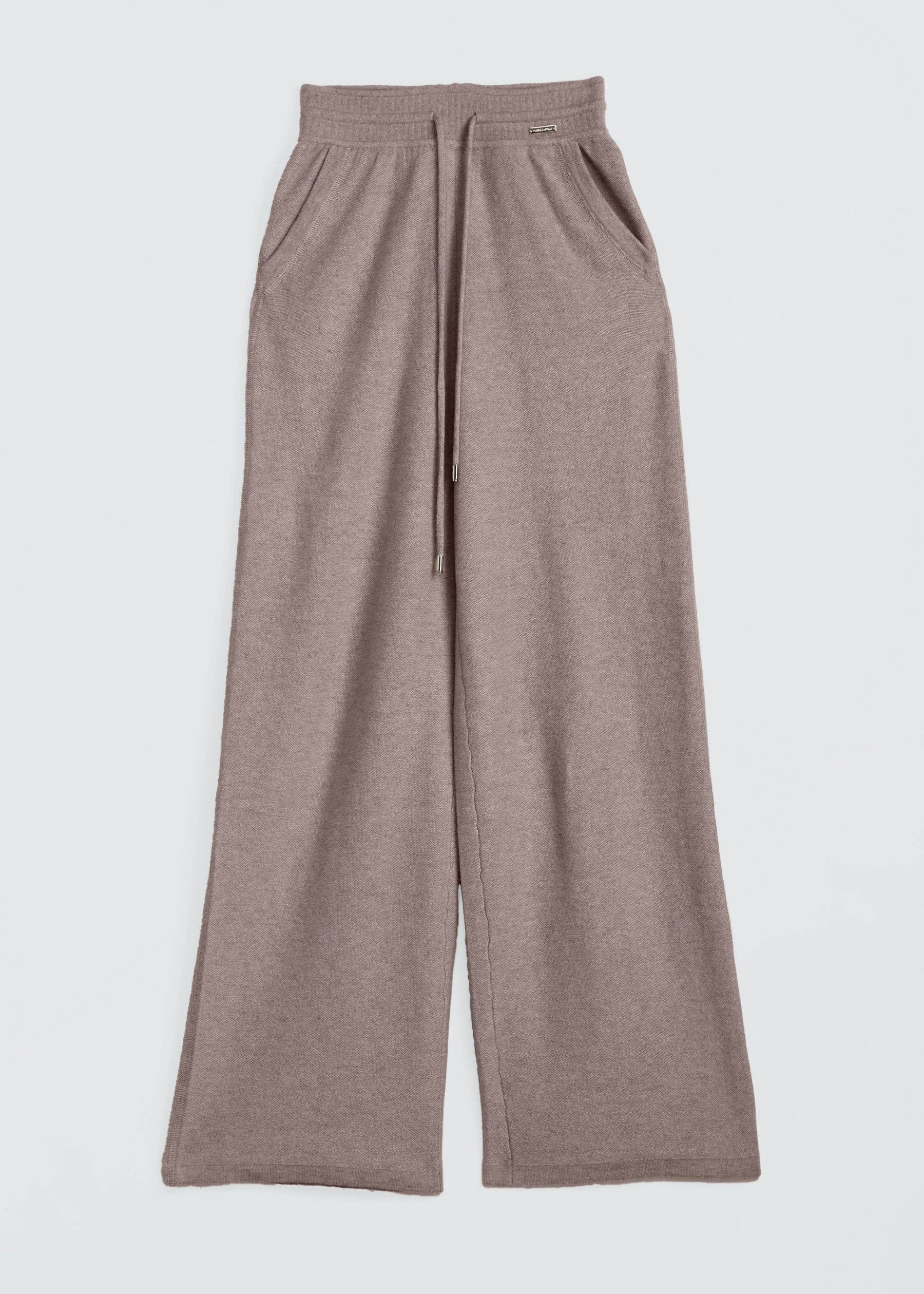 Aria Wide-Leg Cashmere Trousers