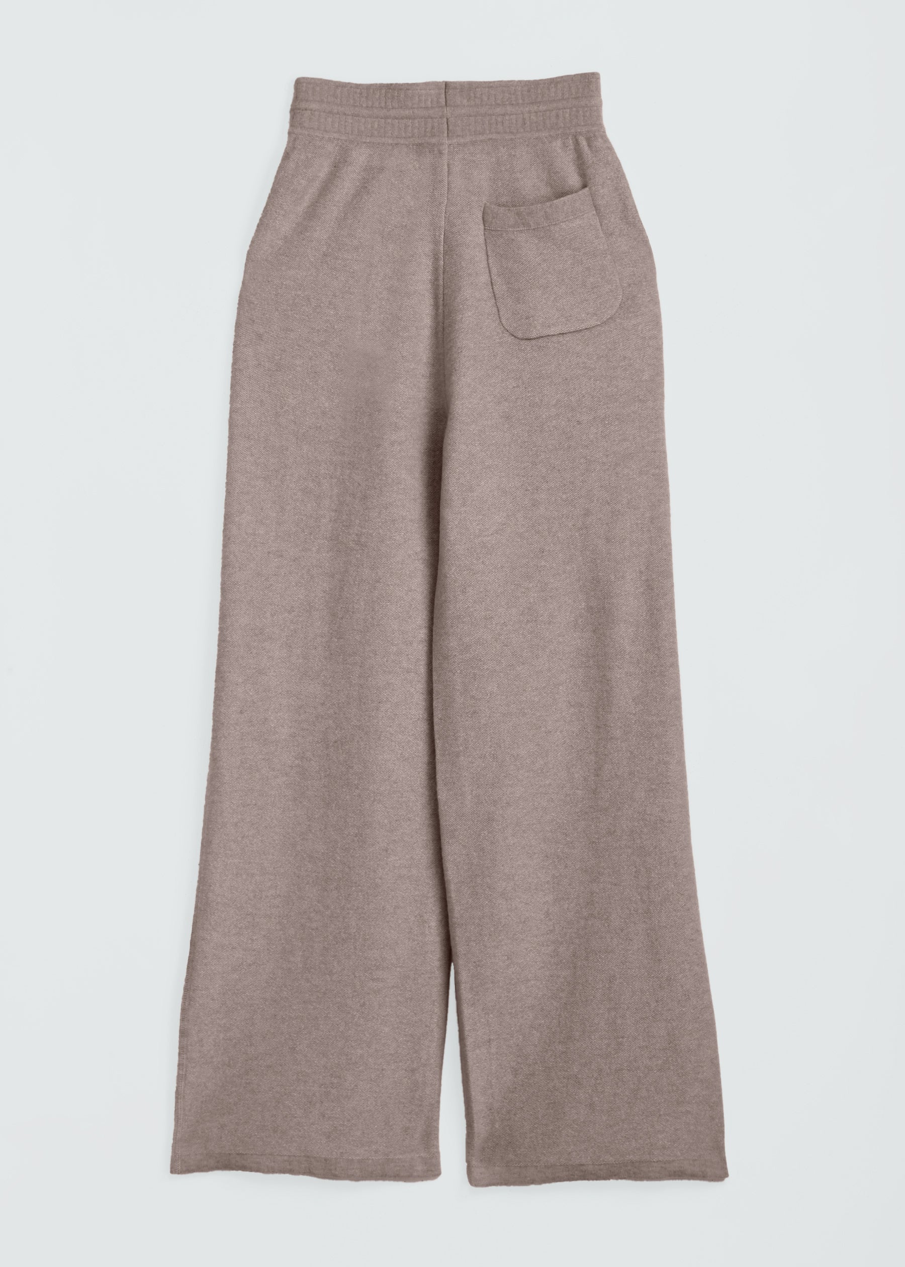 Aria Wide-Leg Cashmere Trousers