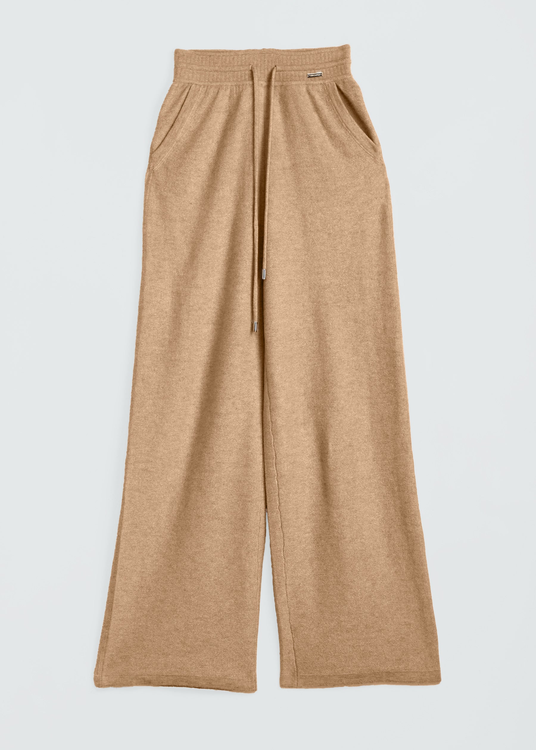 Aria Wide-Leg Cashmere Trousers