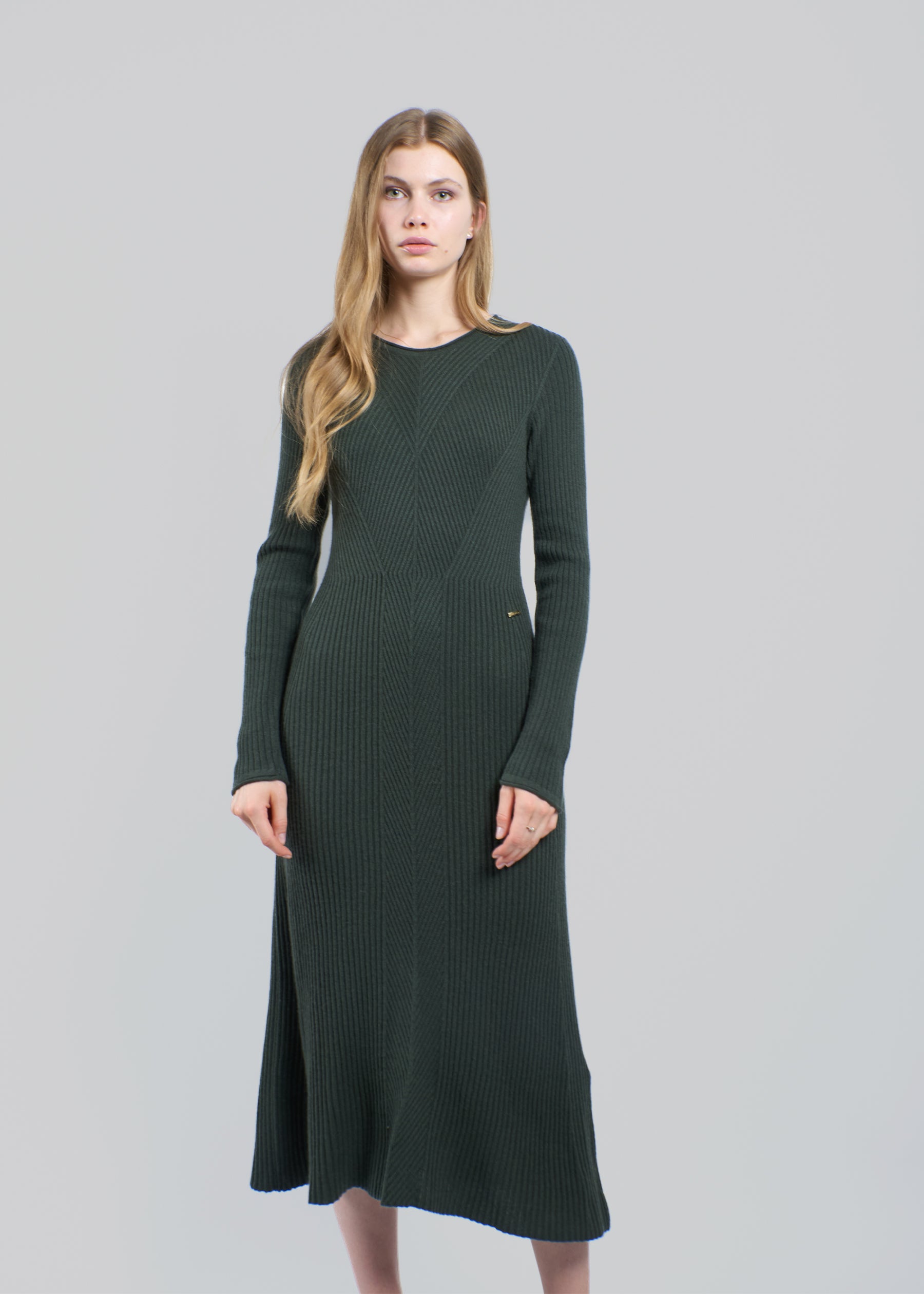 Venezia Ribbed Cashmere Maxi Dress