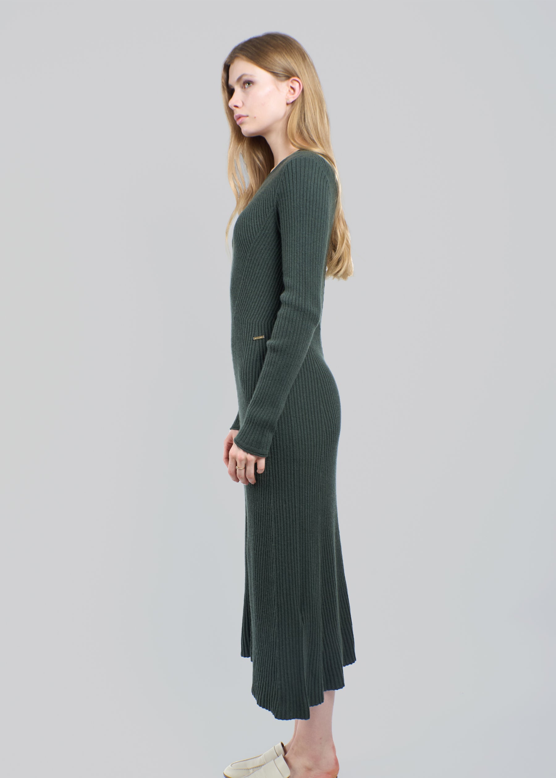 Venezia Ribbed Cashmere Maxi Dress