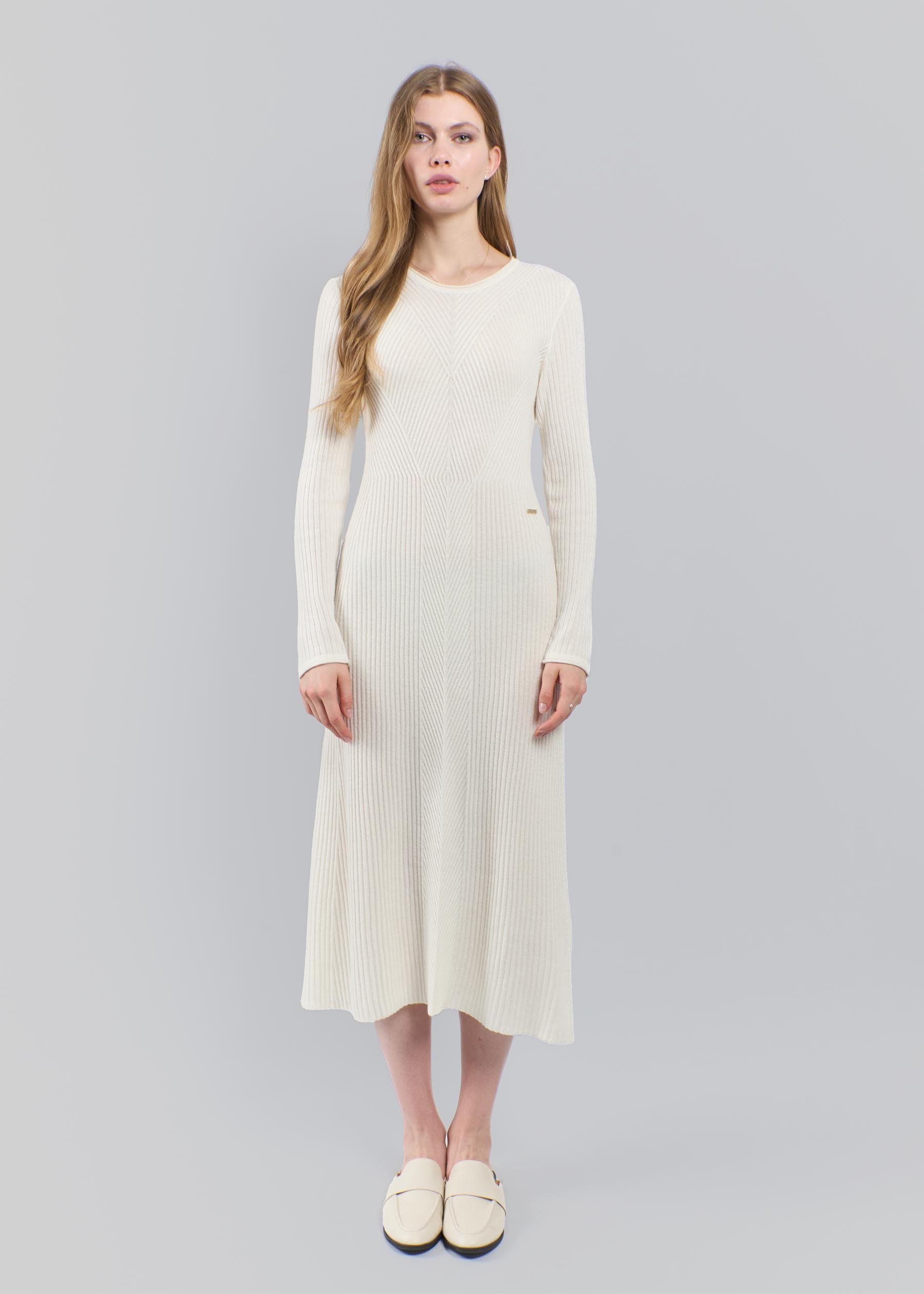 Venezia Ribbed Cashmere Maxi Dress