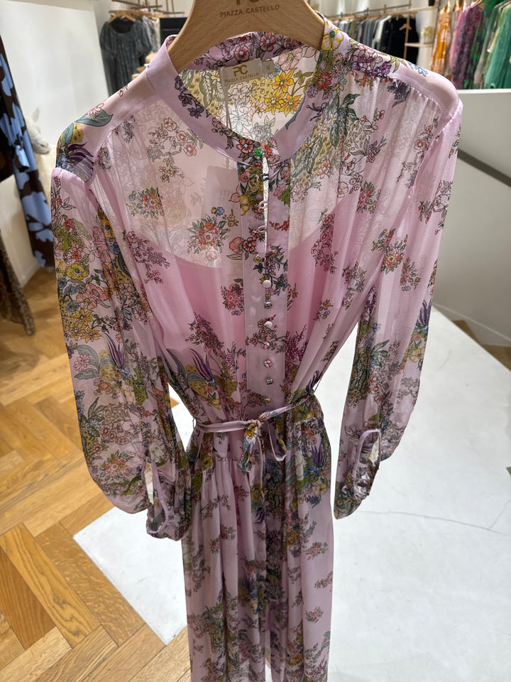 Eco-Silk Button-Down Dress