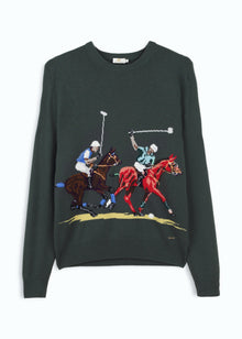 Giostra Men's Polo Intarsia Jumper