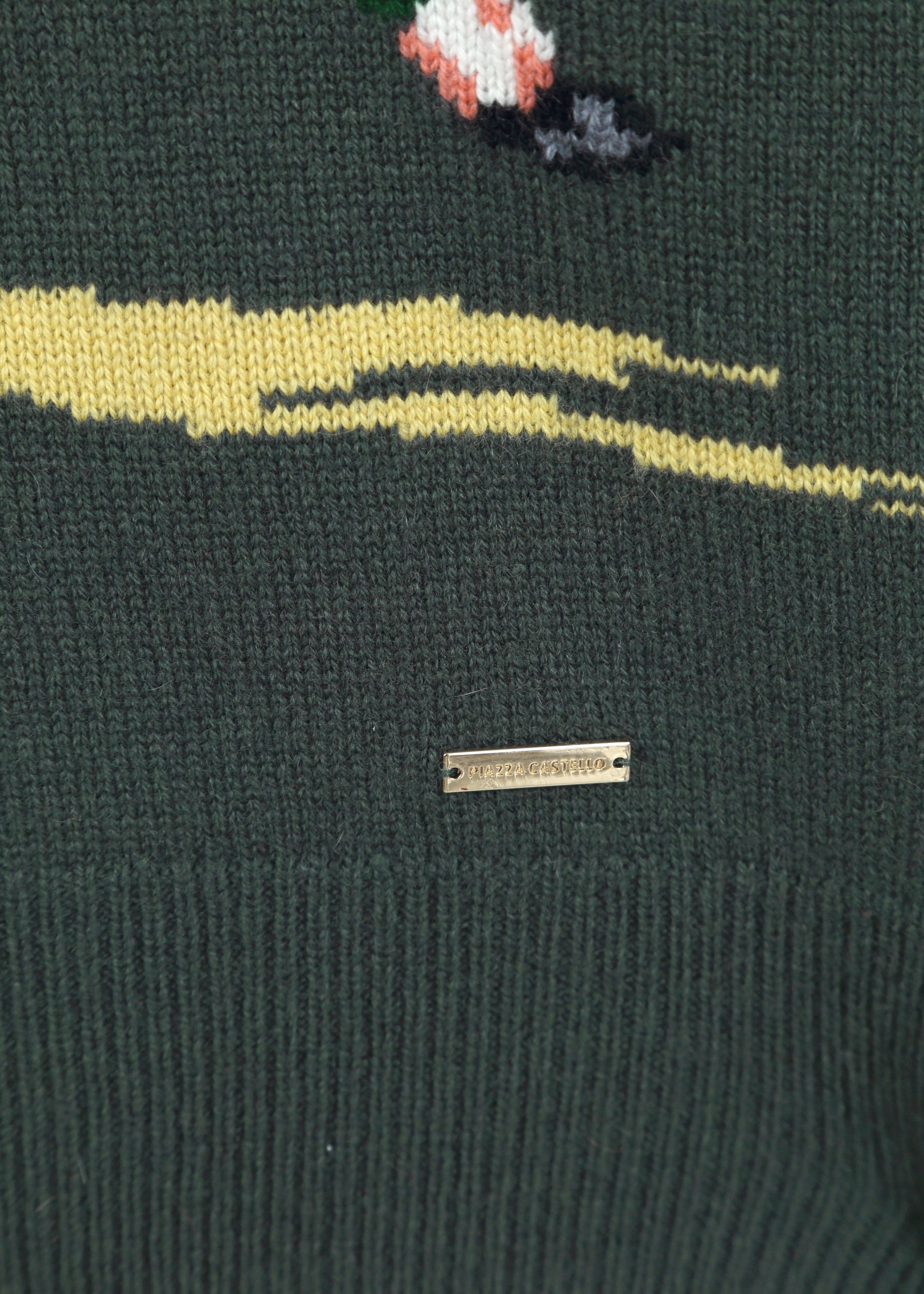 Giostra Men's Polo Intarsia Jumper