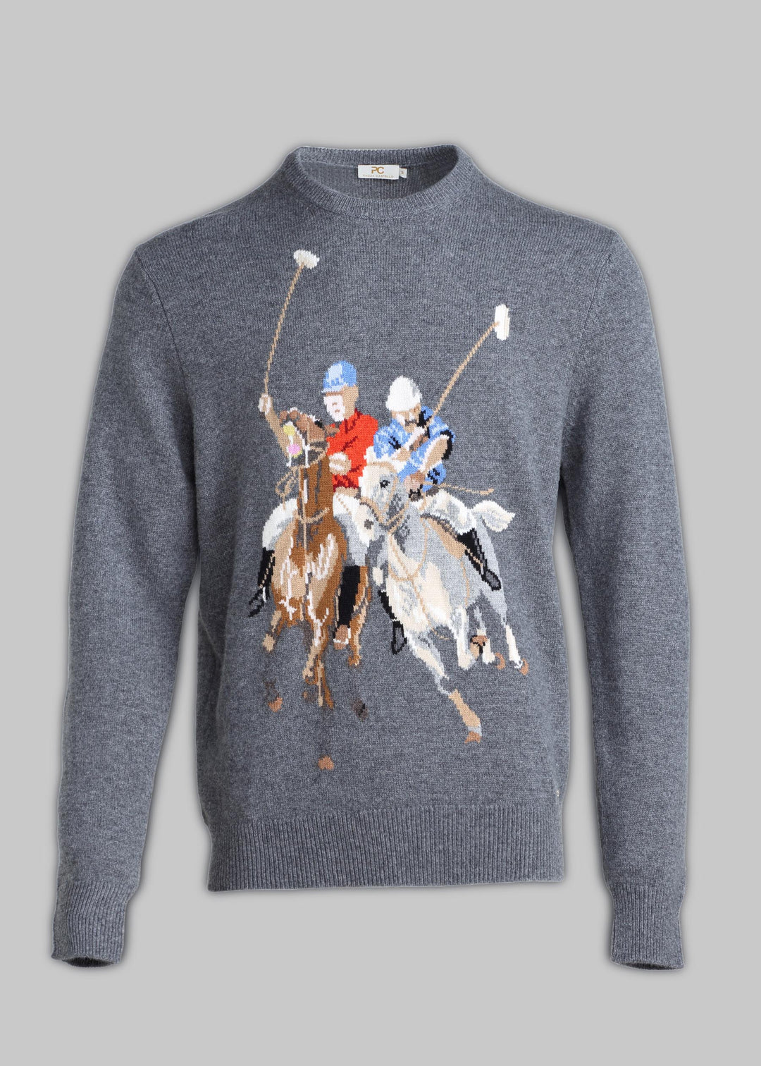 Cavallino Polo Intarsia Jumper