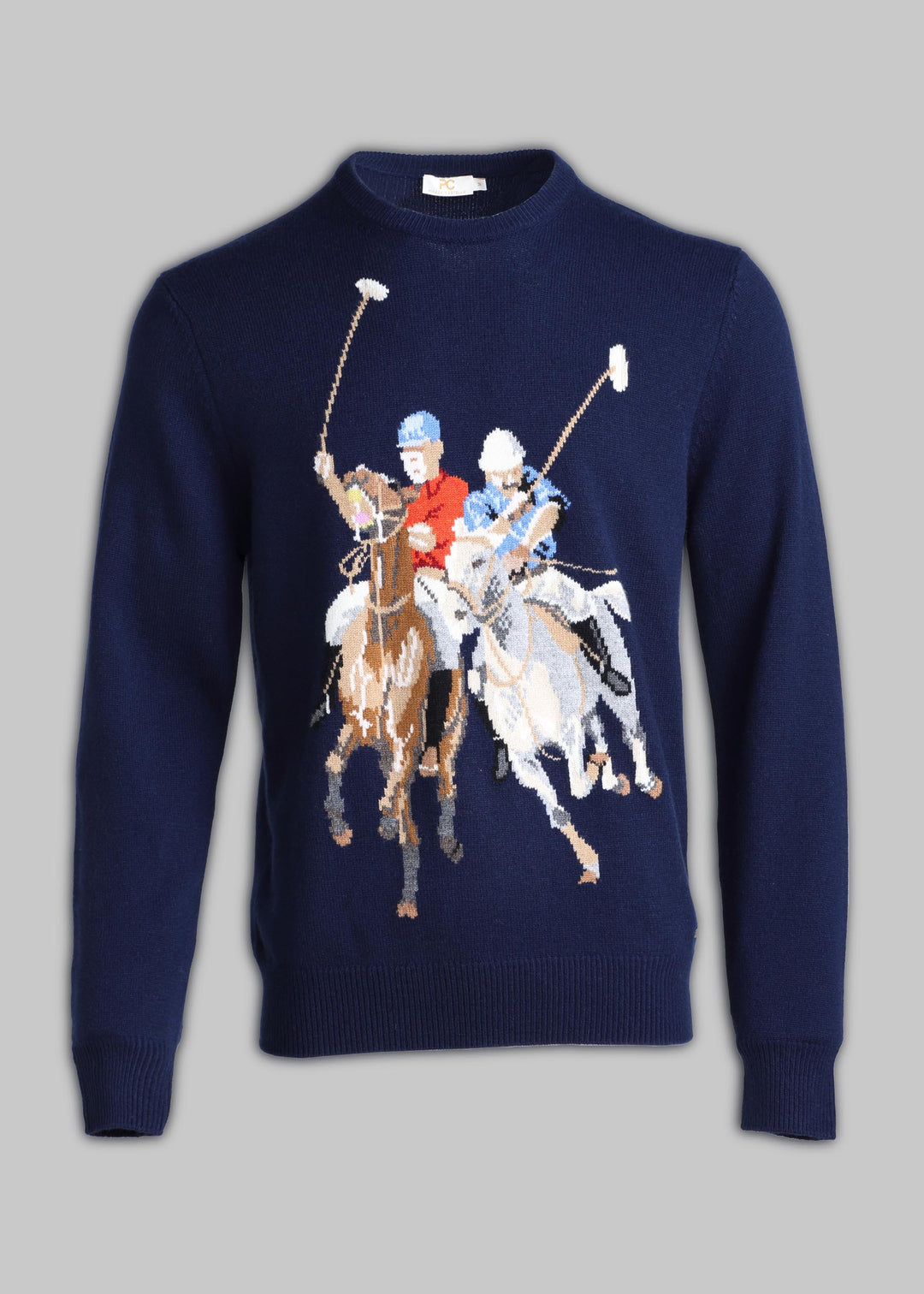 Cavallino Polo Intarsia Jumper