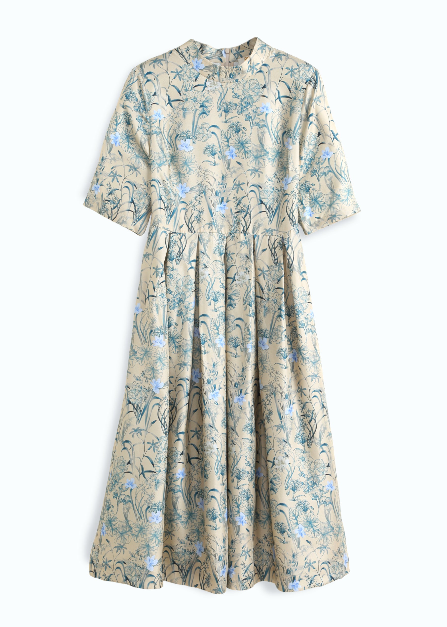 Orchidea Dress with Short Sleeves