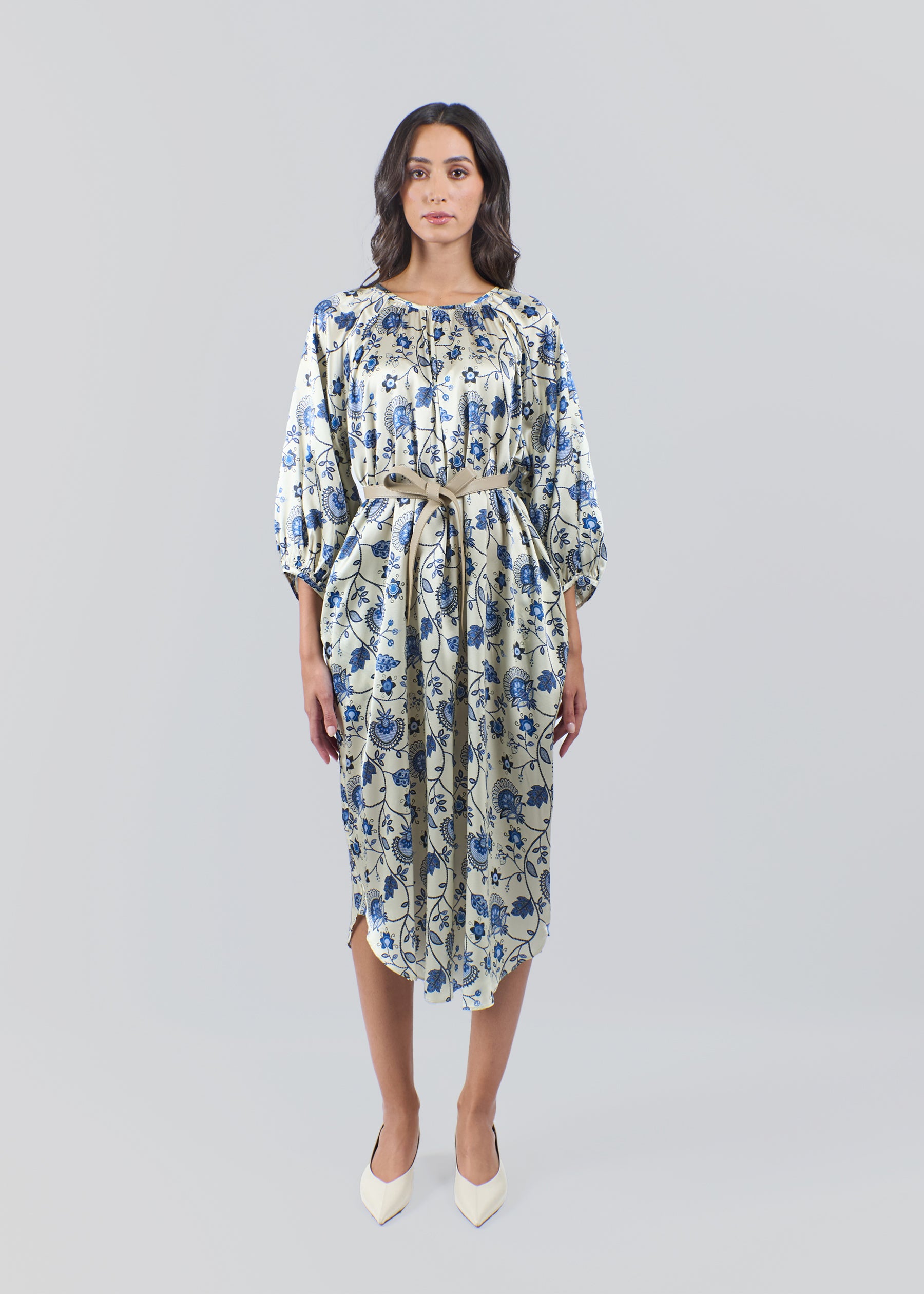 Ventaglio Silk Dress