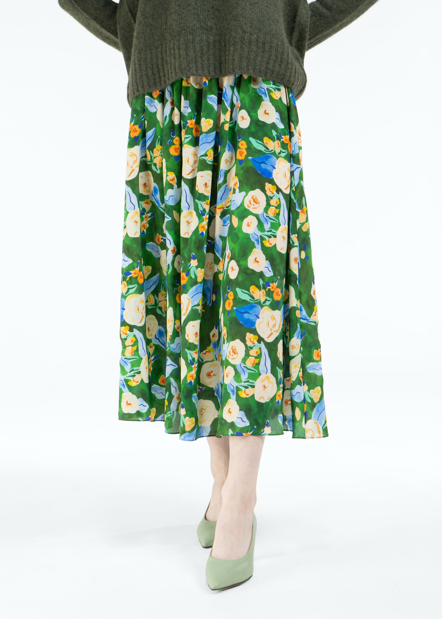 Vivace Silk Skirt