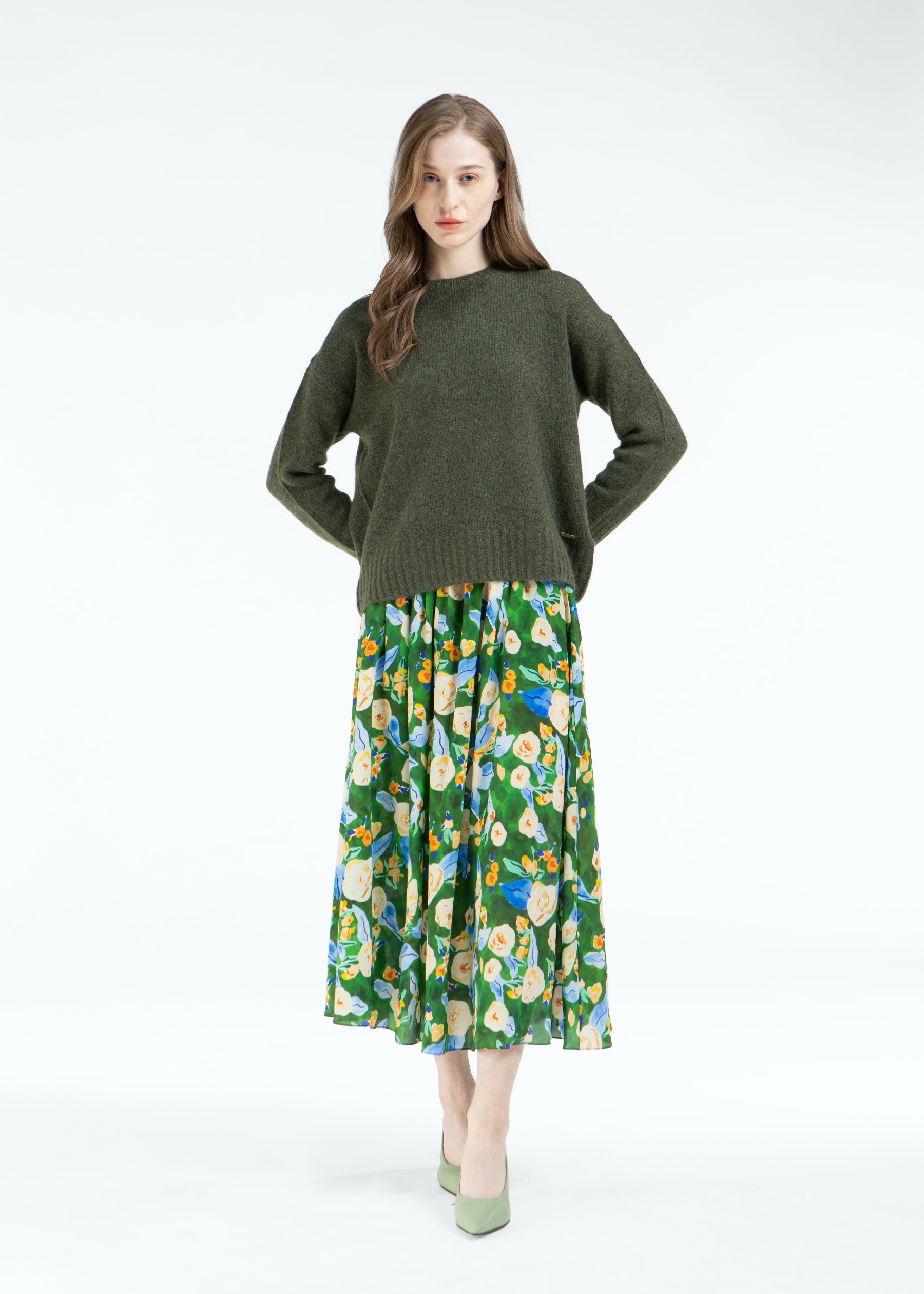 Vivace Silk Skirt