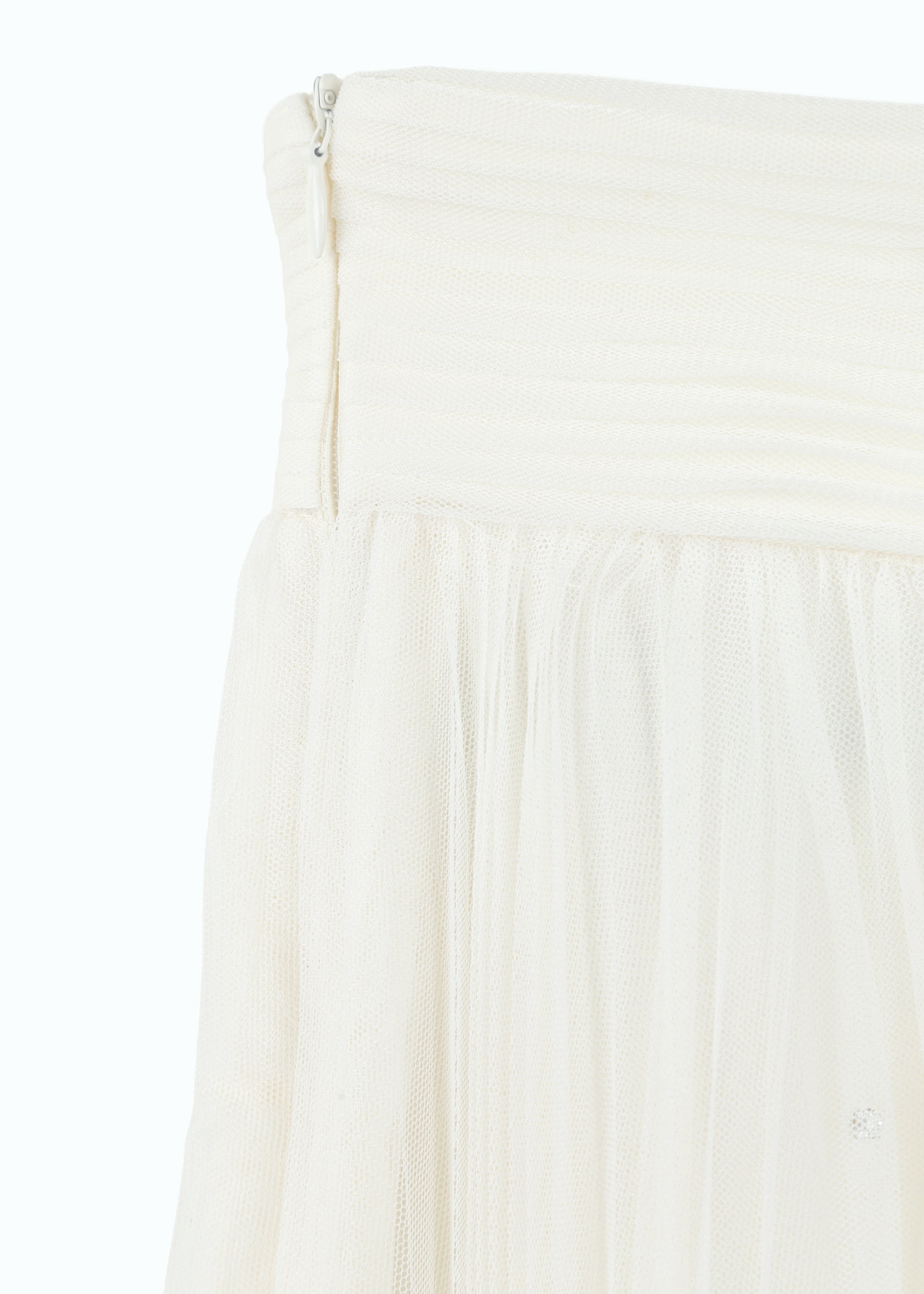 Hand-beaded Tulle Skirt