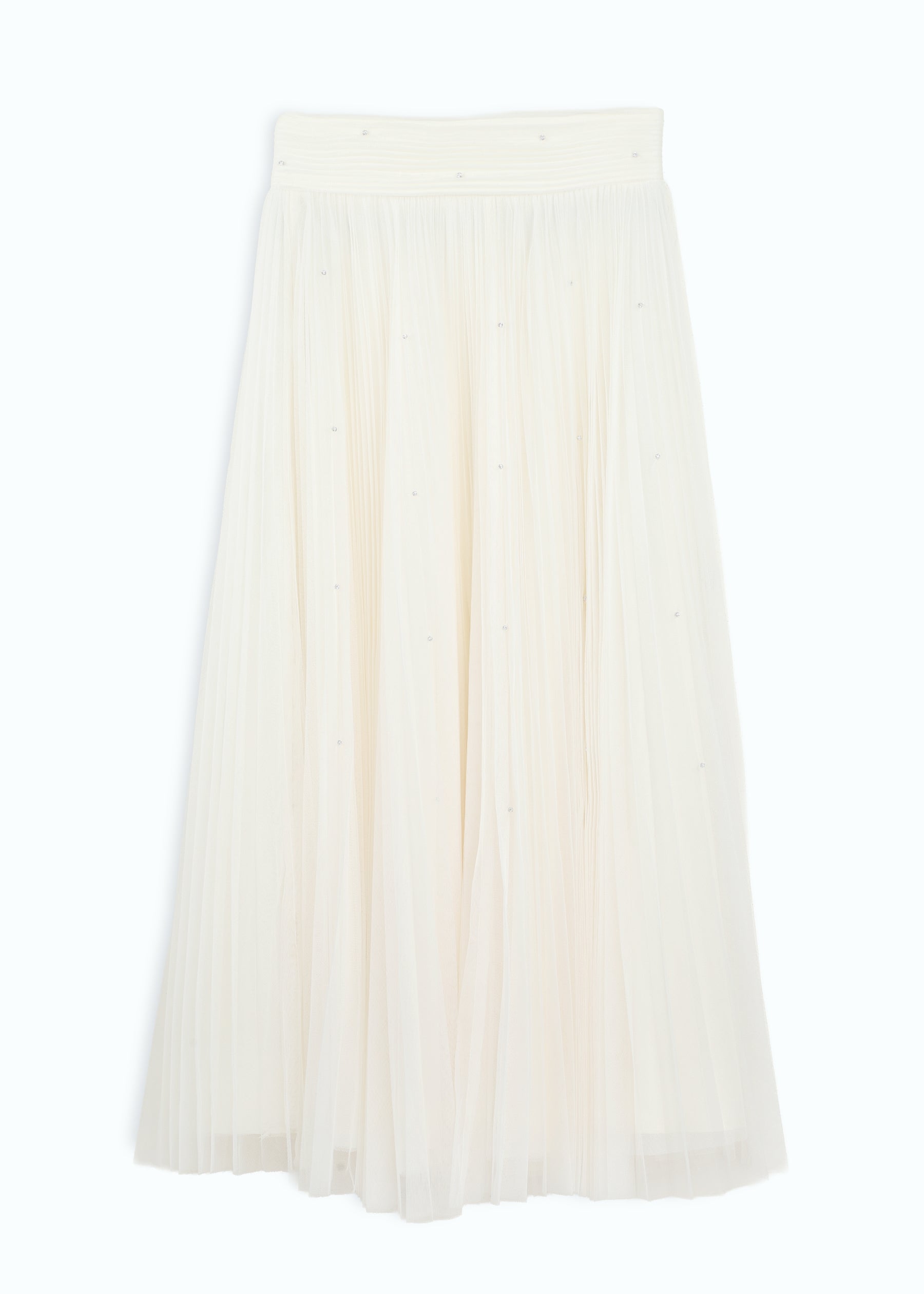 Hand-beaded Tulle Skirt