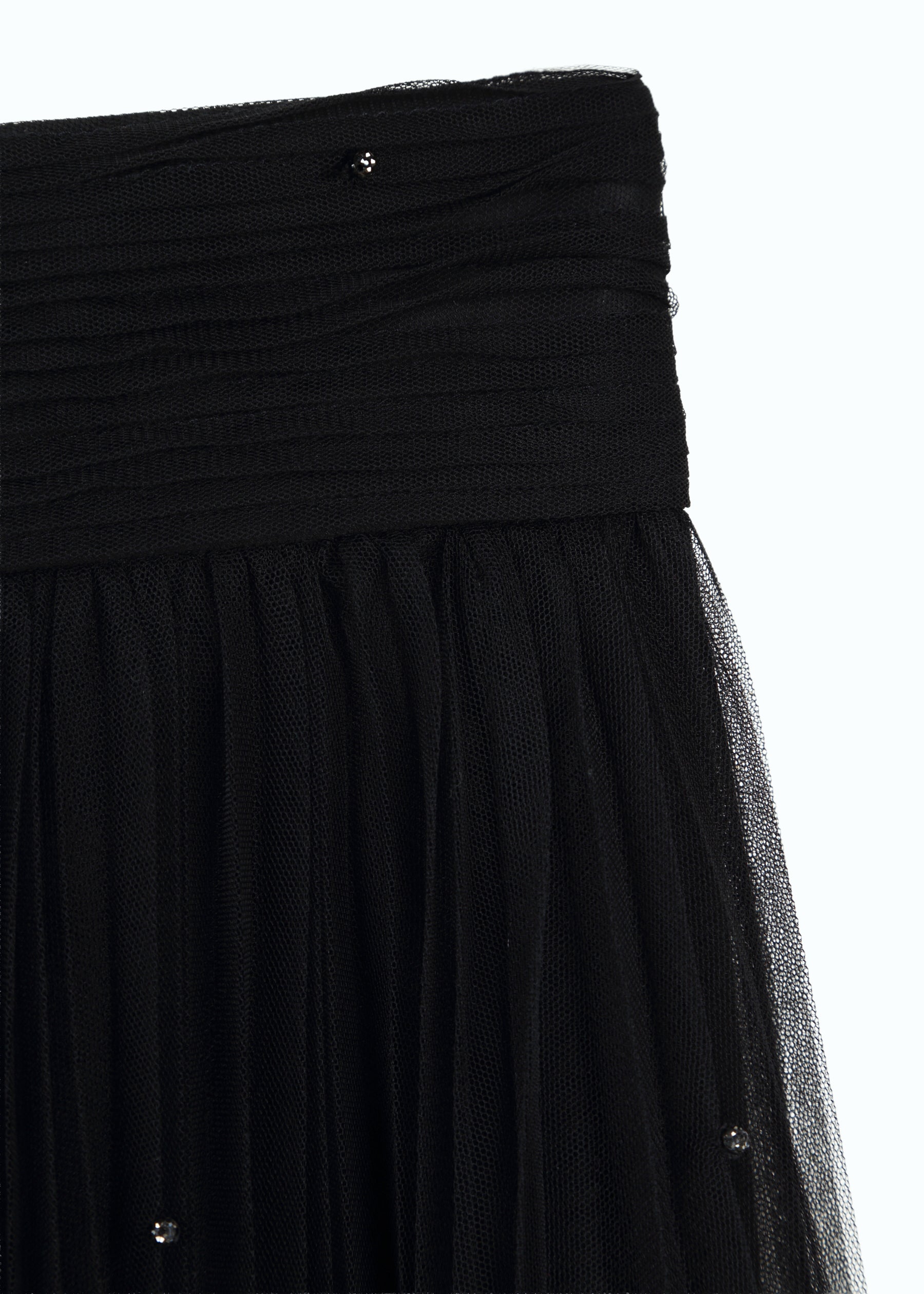 Hand-beaded Tulle Skirt