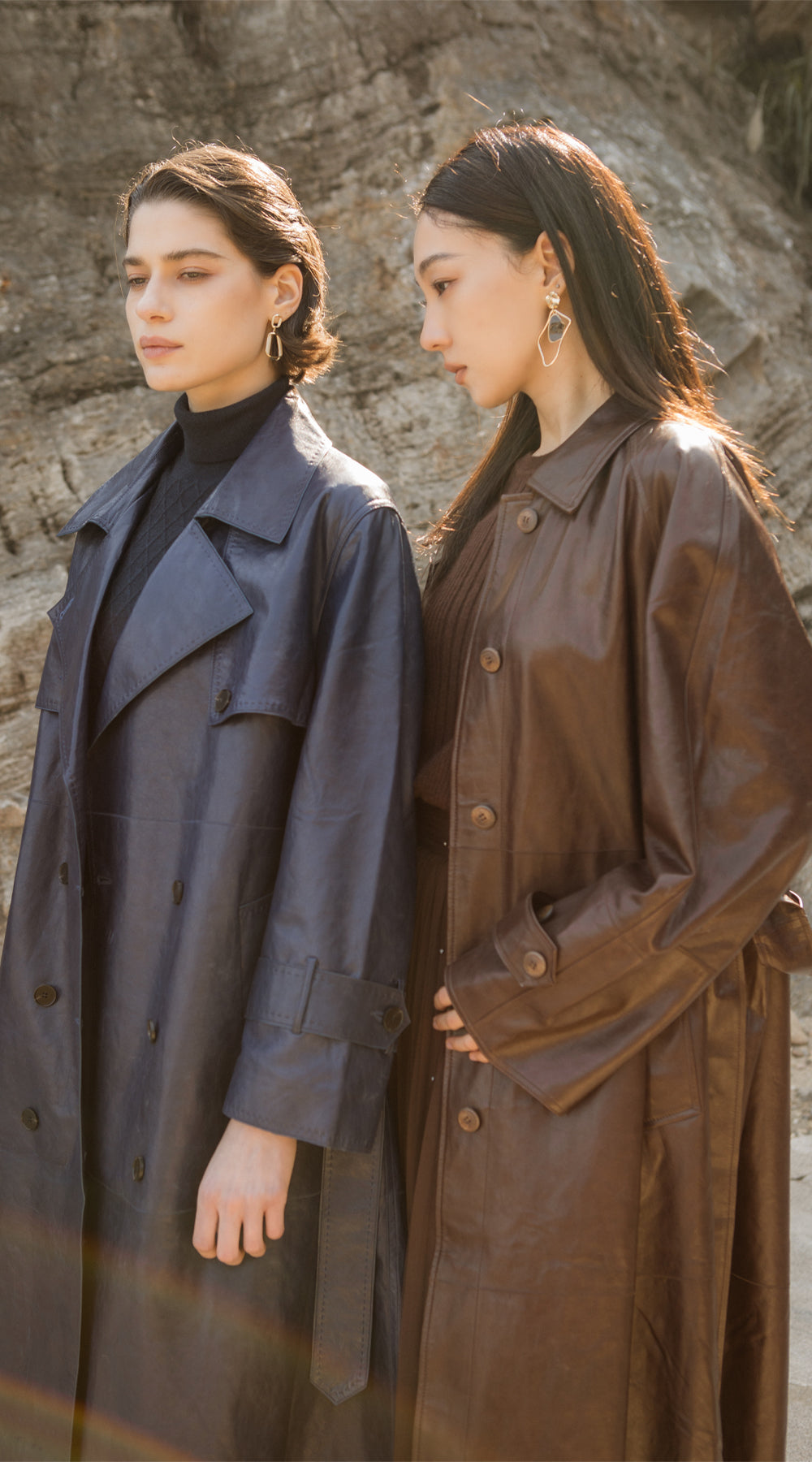 dark brown leather boot