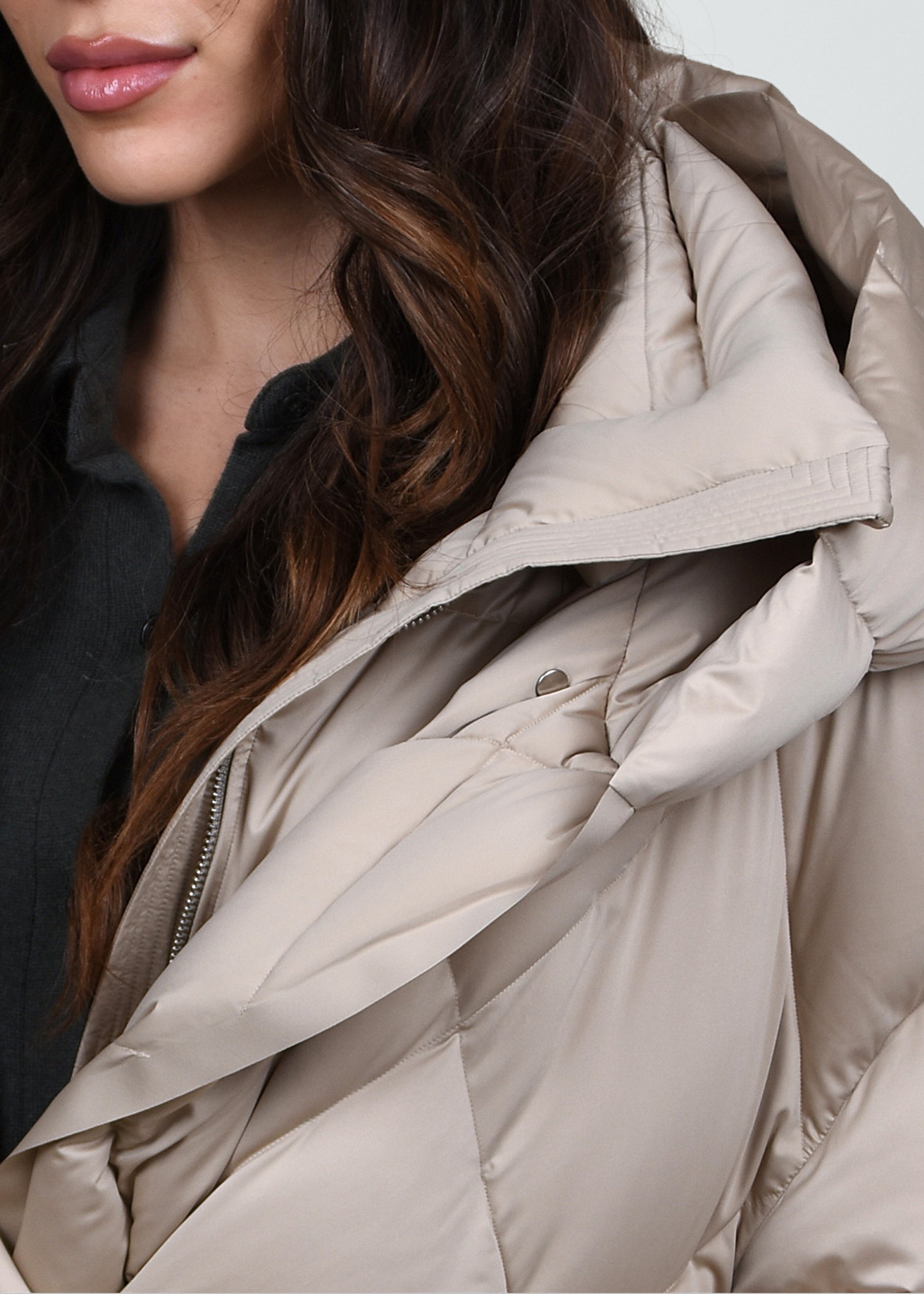 Hooded Midi Puffer Jacket