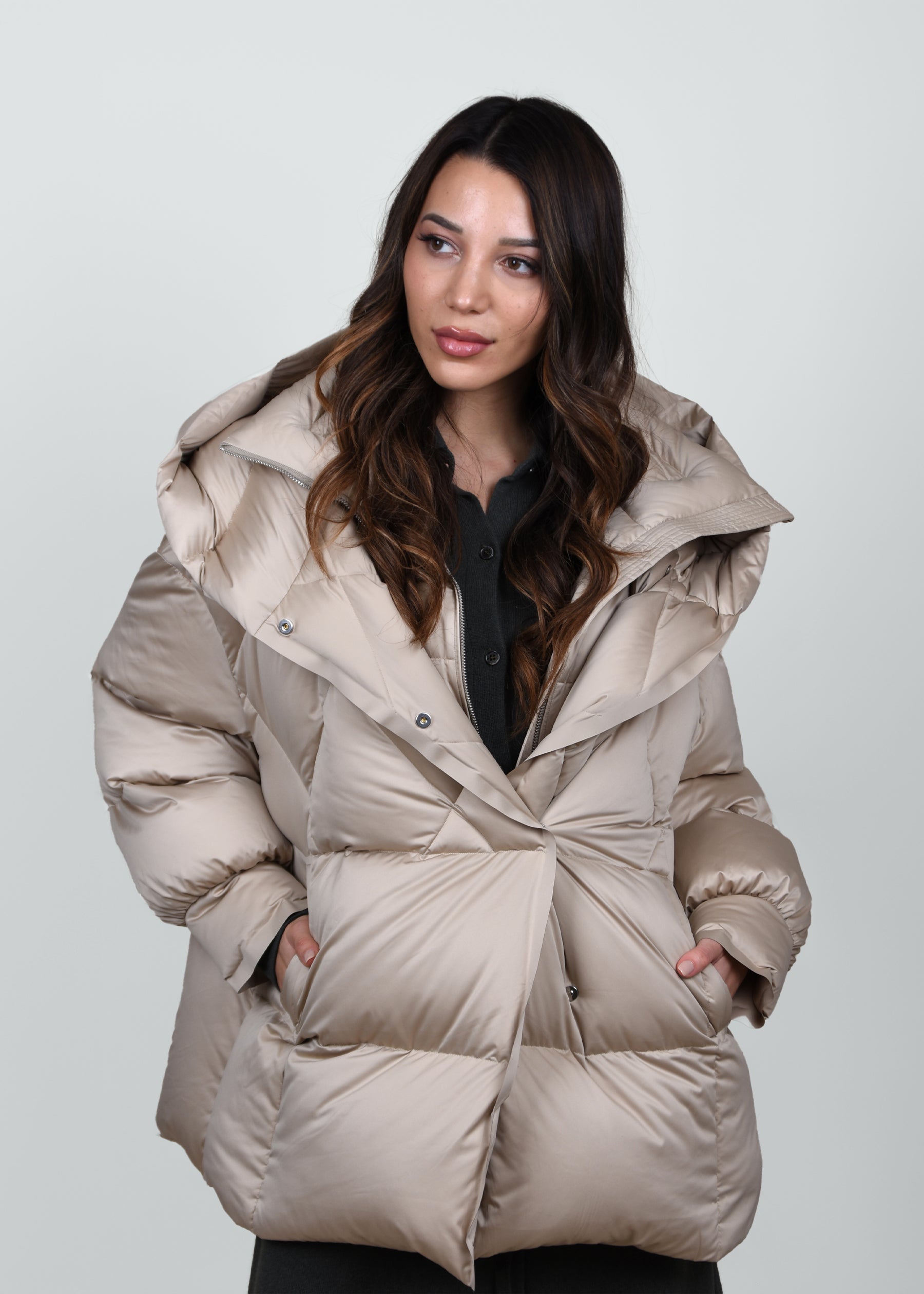 Hooded Midi Puffer Jacket