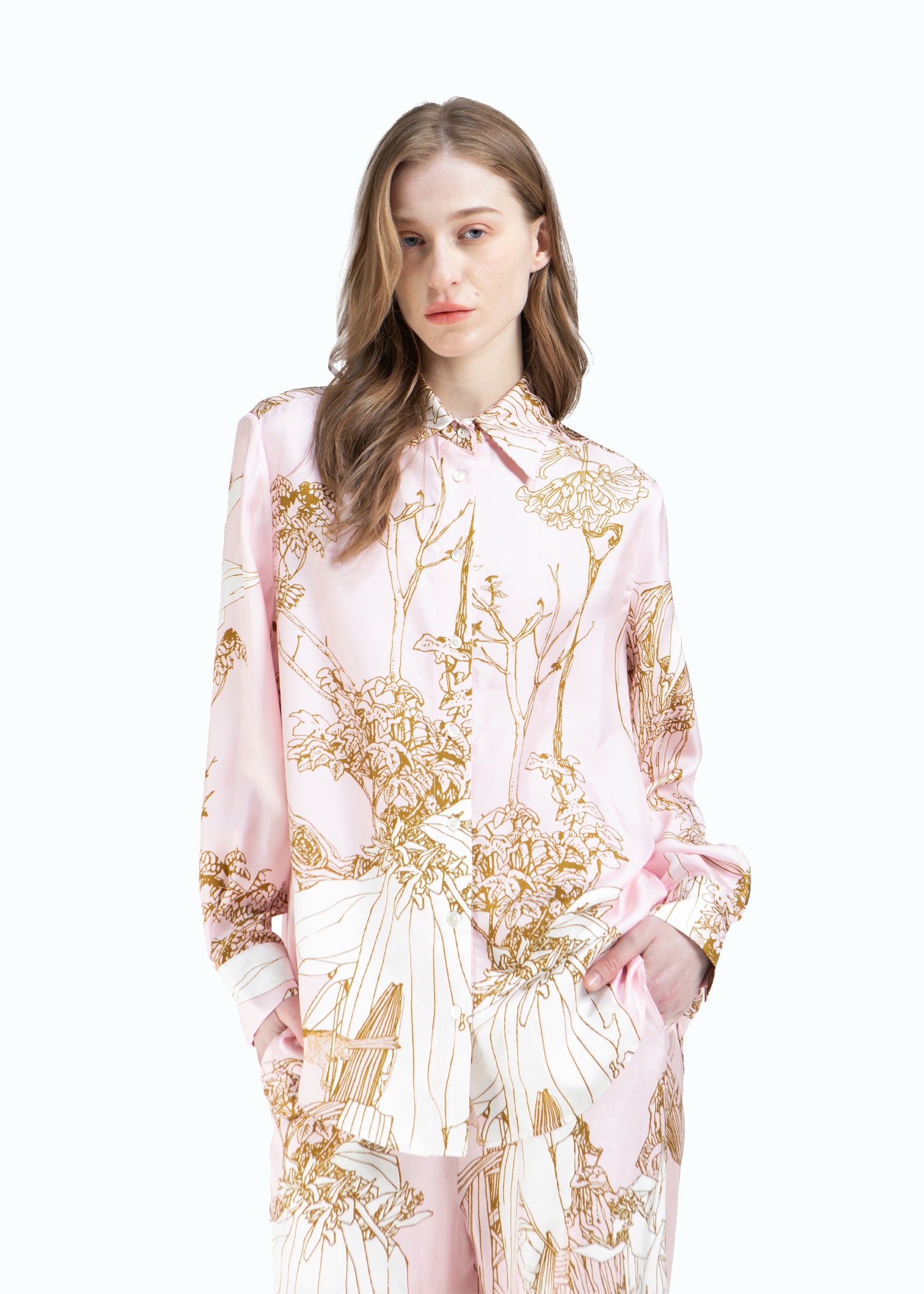 Rinascita Oversized Eco-Silk Shirt