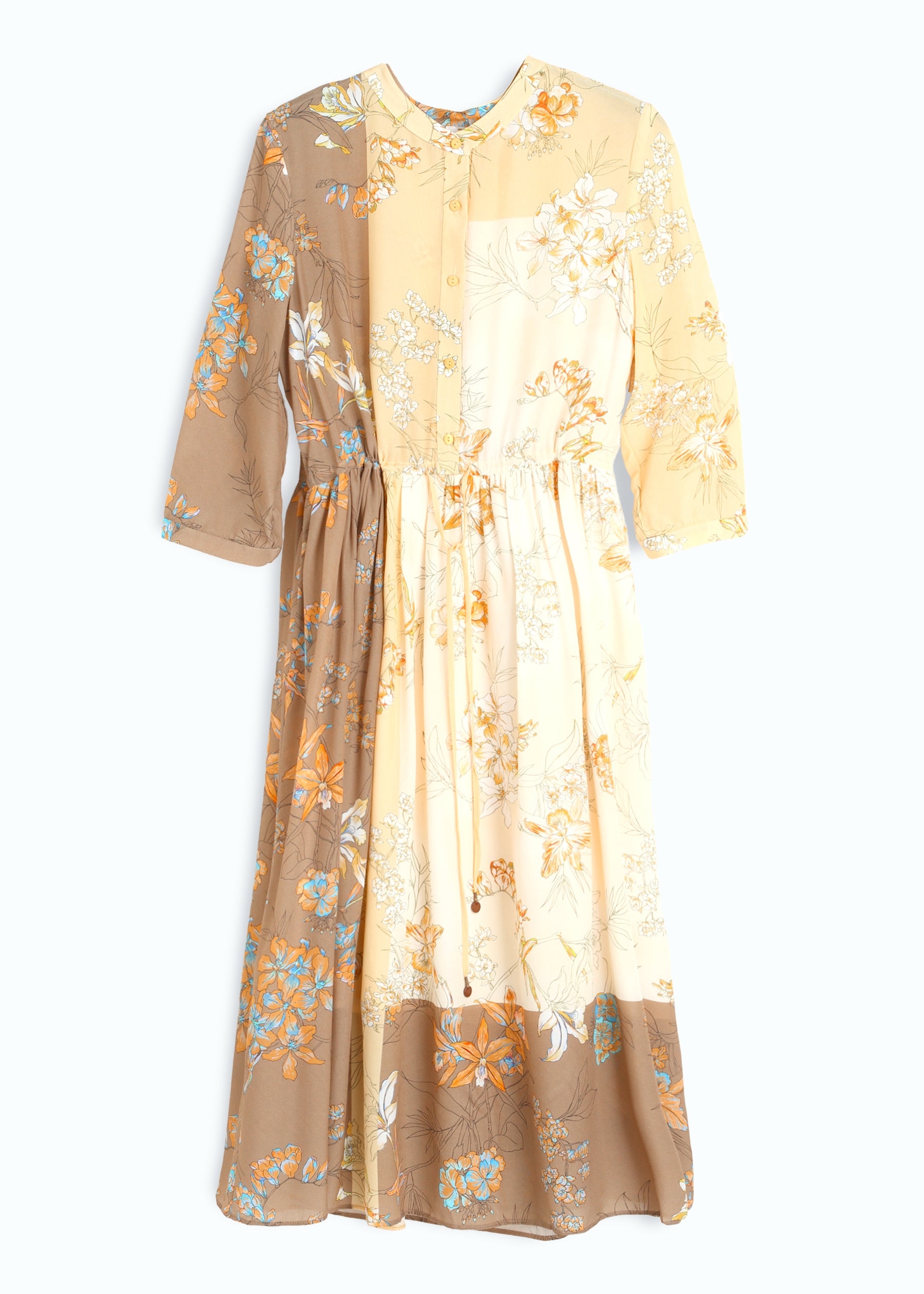 Solenne Silk Dress
