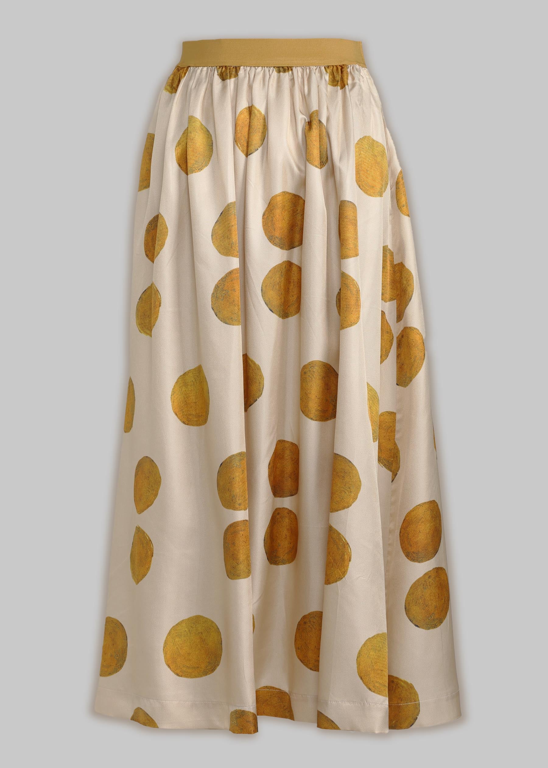 Arte Dot Silk Skirt