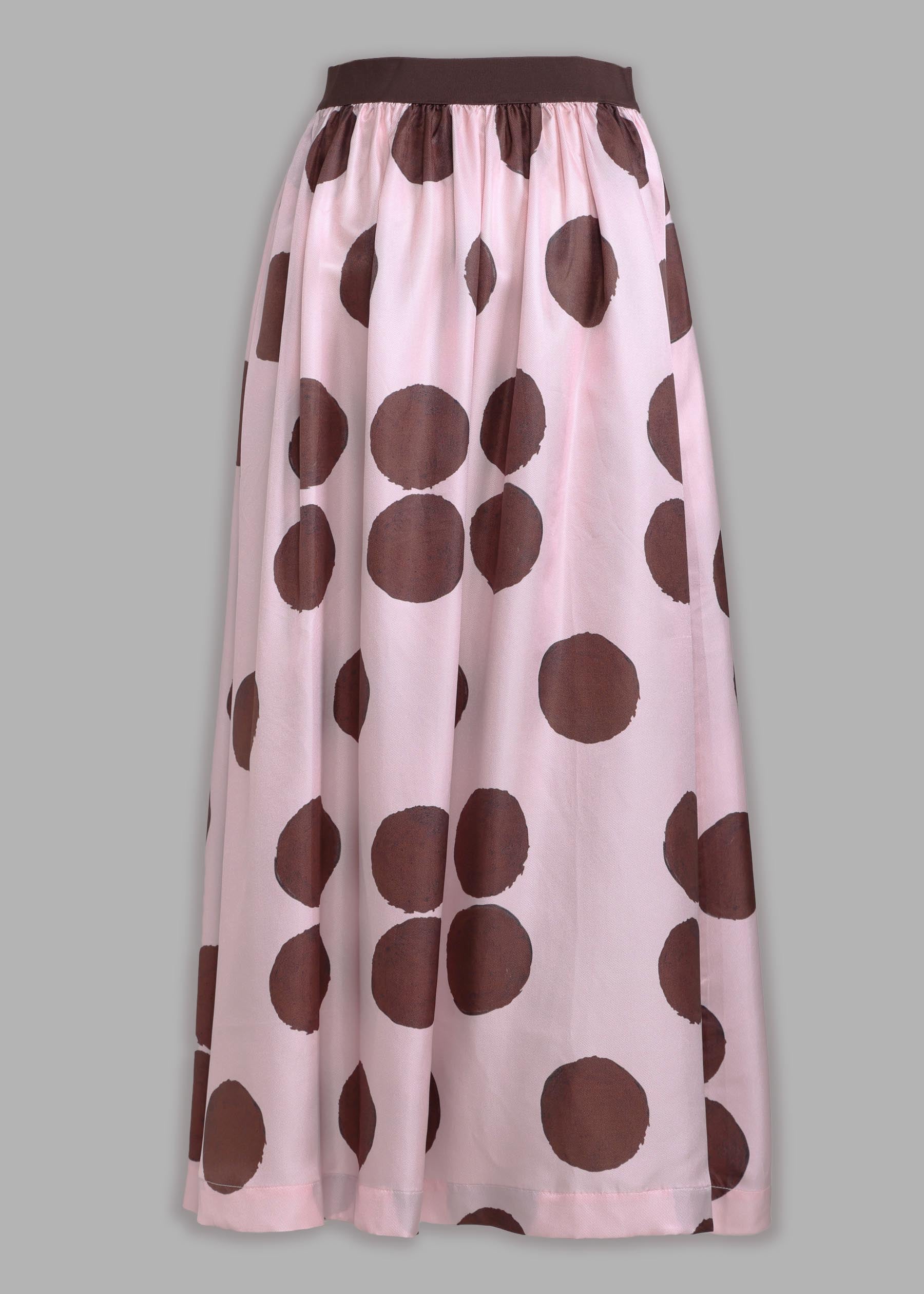 Arte Dot Silk Skirt