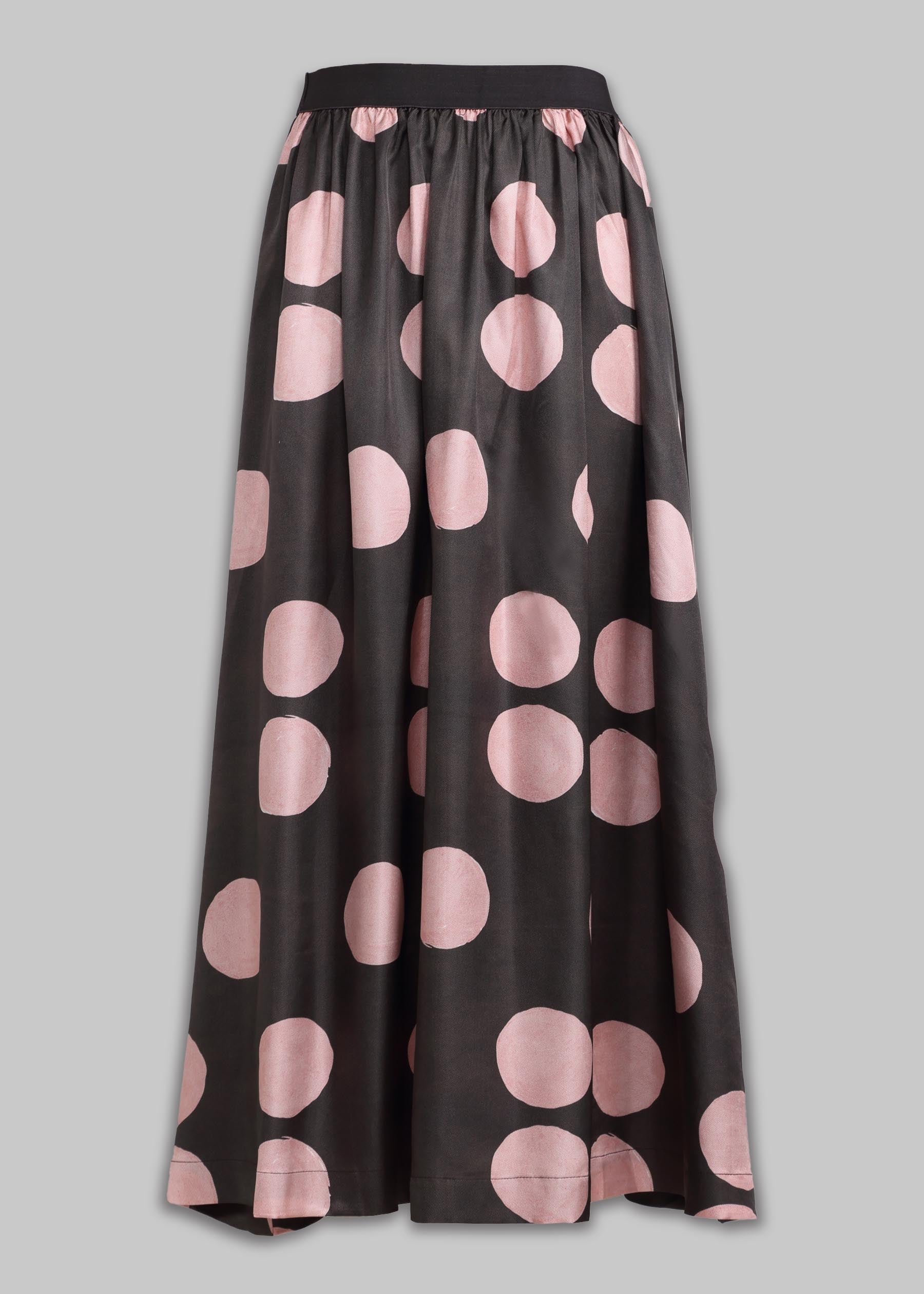 Arte Dot Silk Skirt