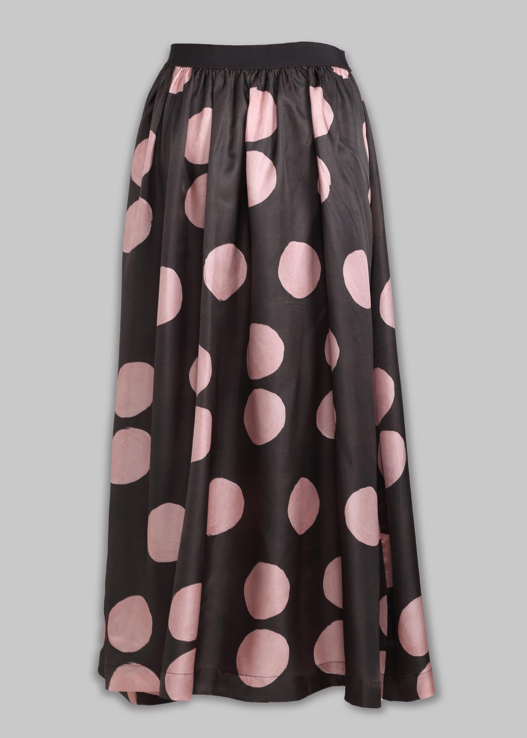 Arte Dot Silk Skirt