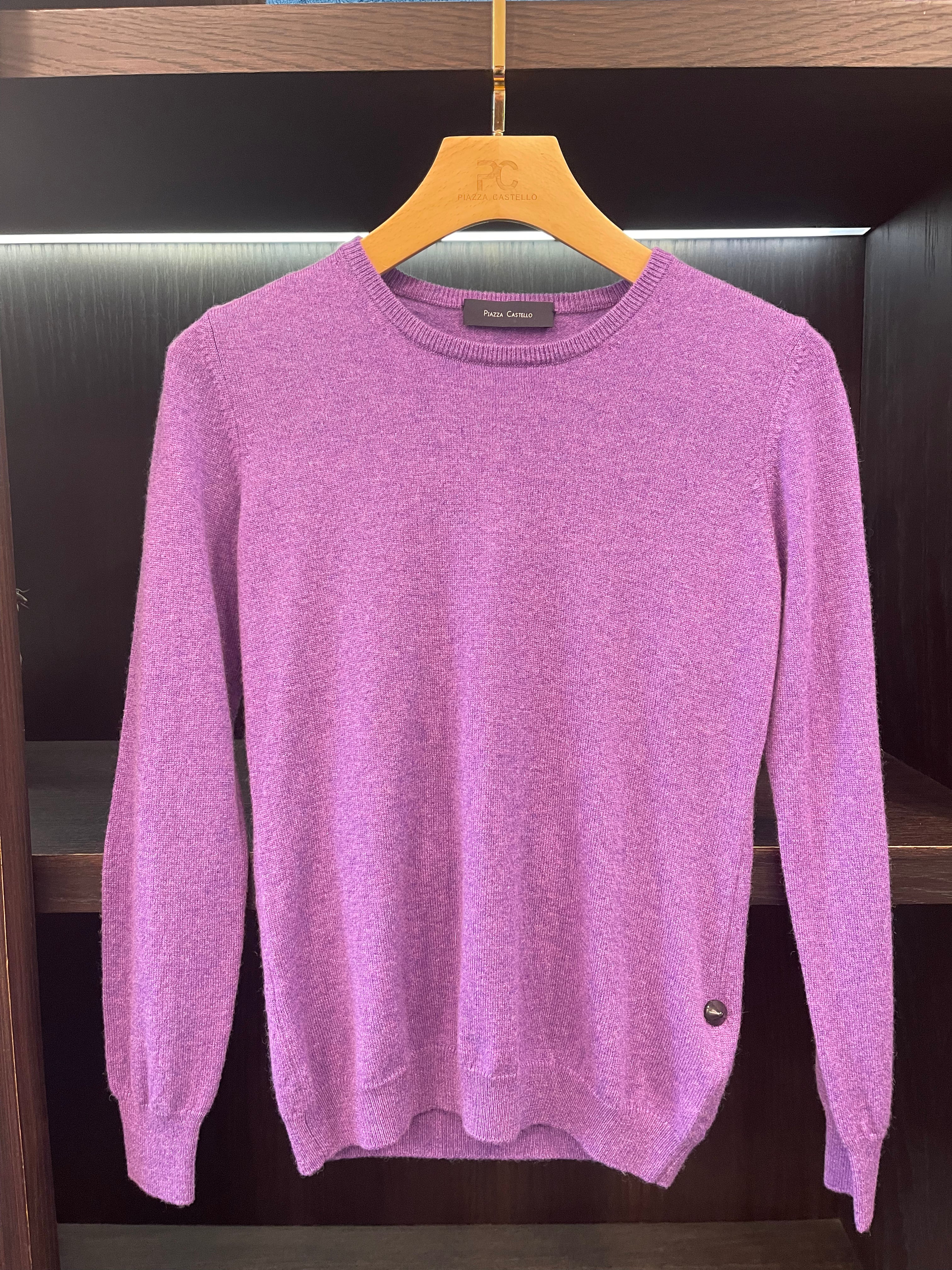 Women Round Neck Cashmere Sweater