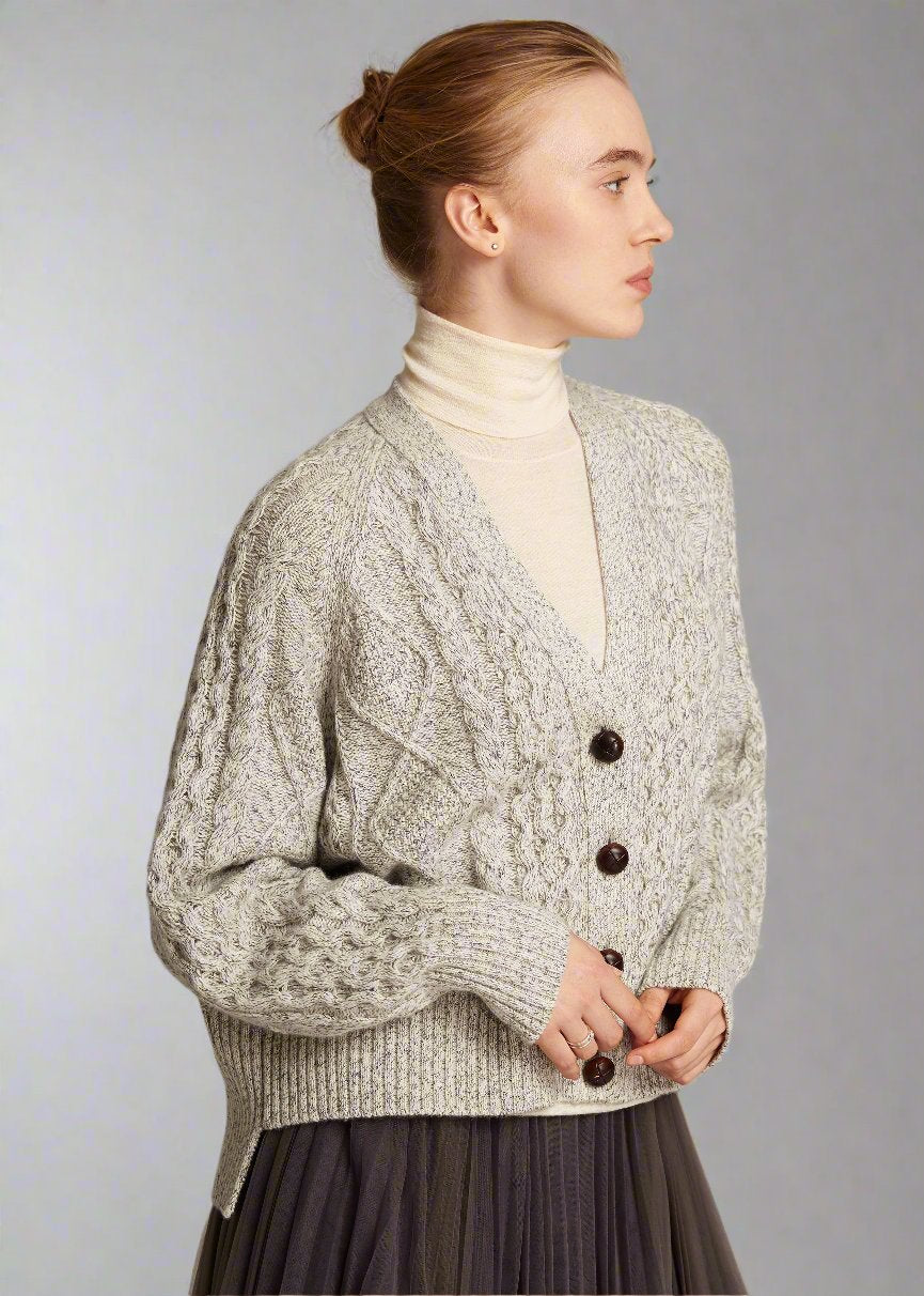Cortina Cashmere Cable Knit Cardigan