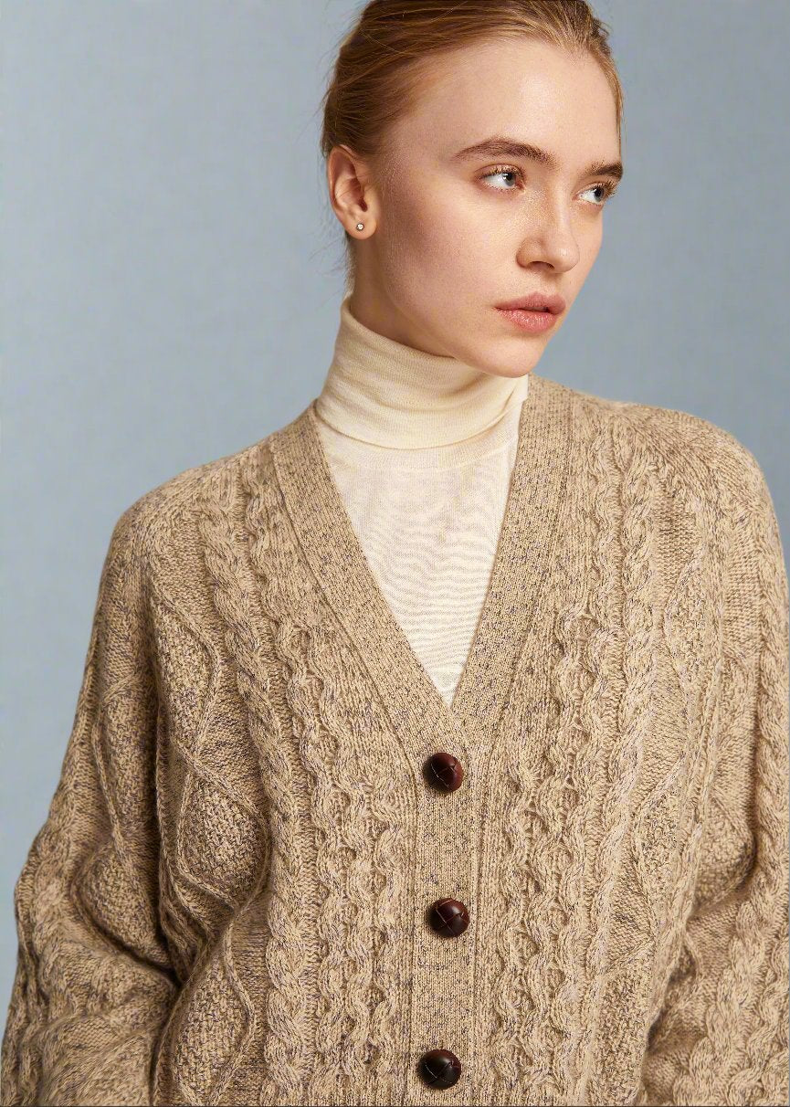 Cortina Cashmere Cable Knit Cardigan