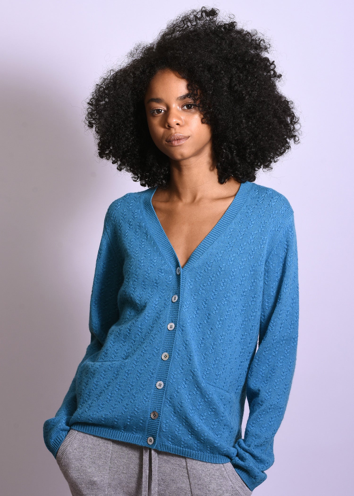 V neck 2025 cardigan with pockets