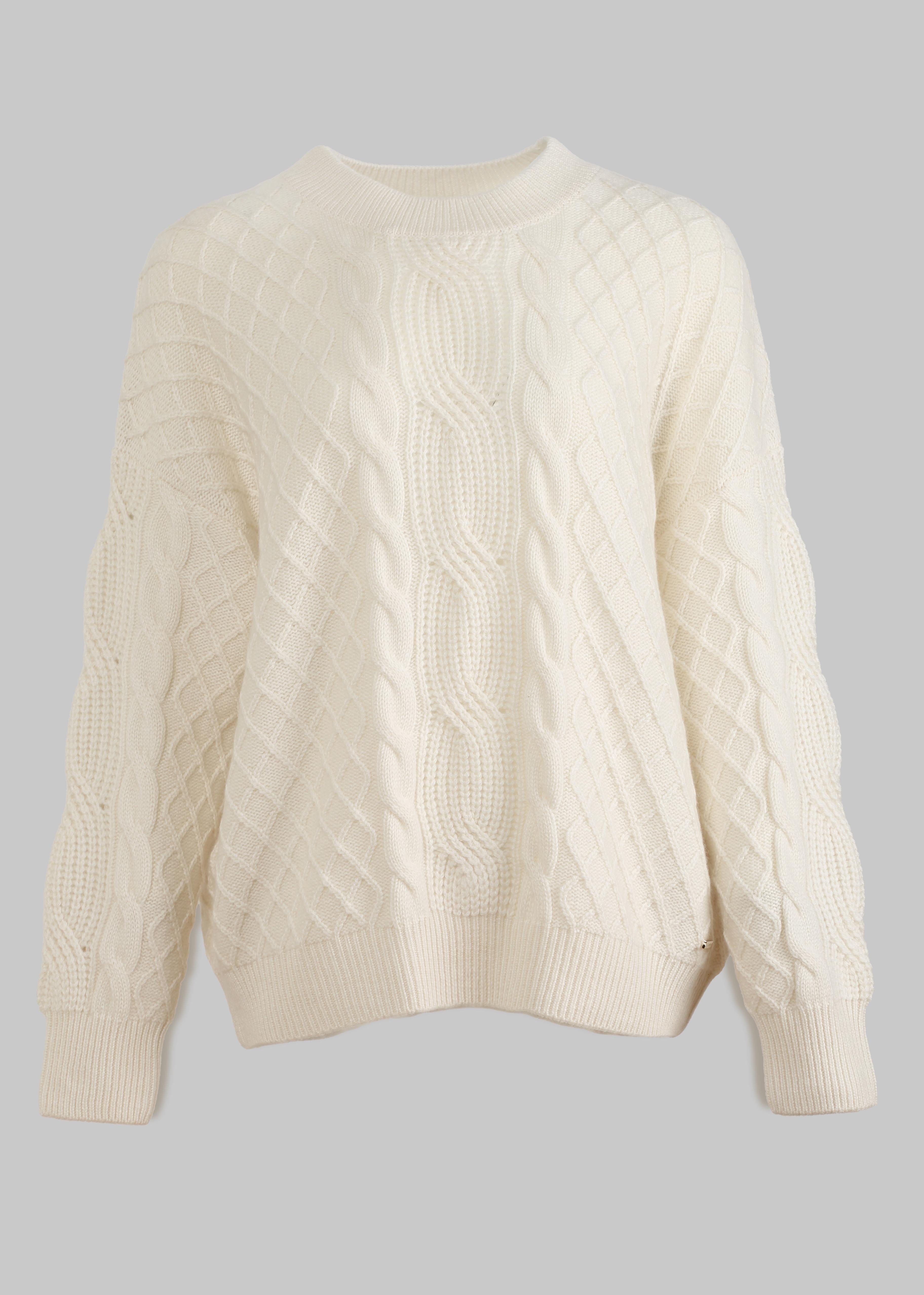 Filato Cable Knit Oversized Cashmere Jumper