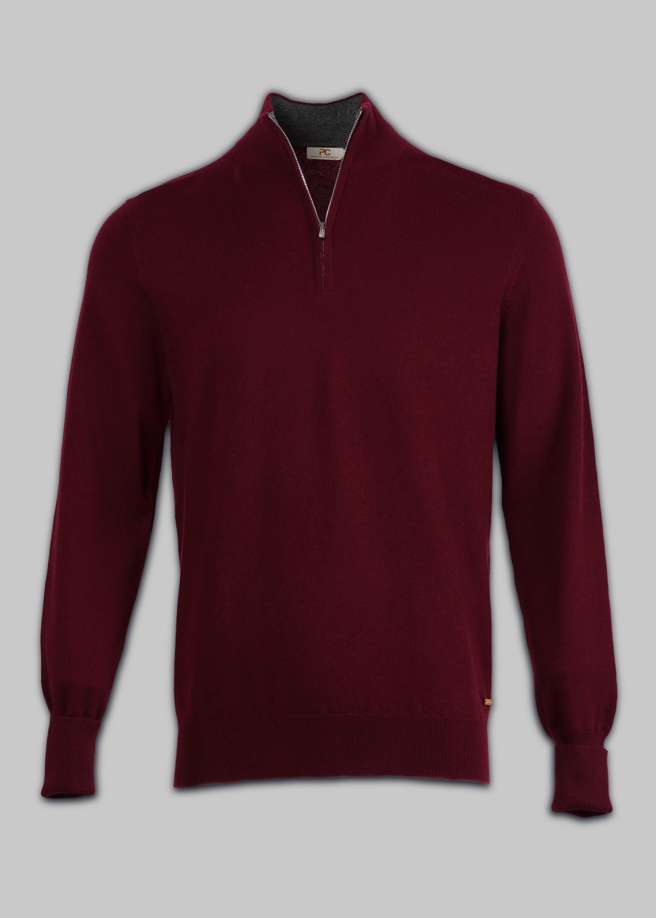 Monte Men's Half-Zip Cashmere Jumper