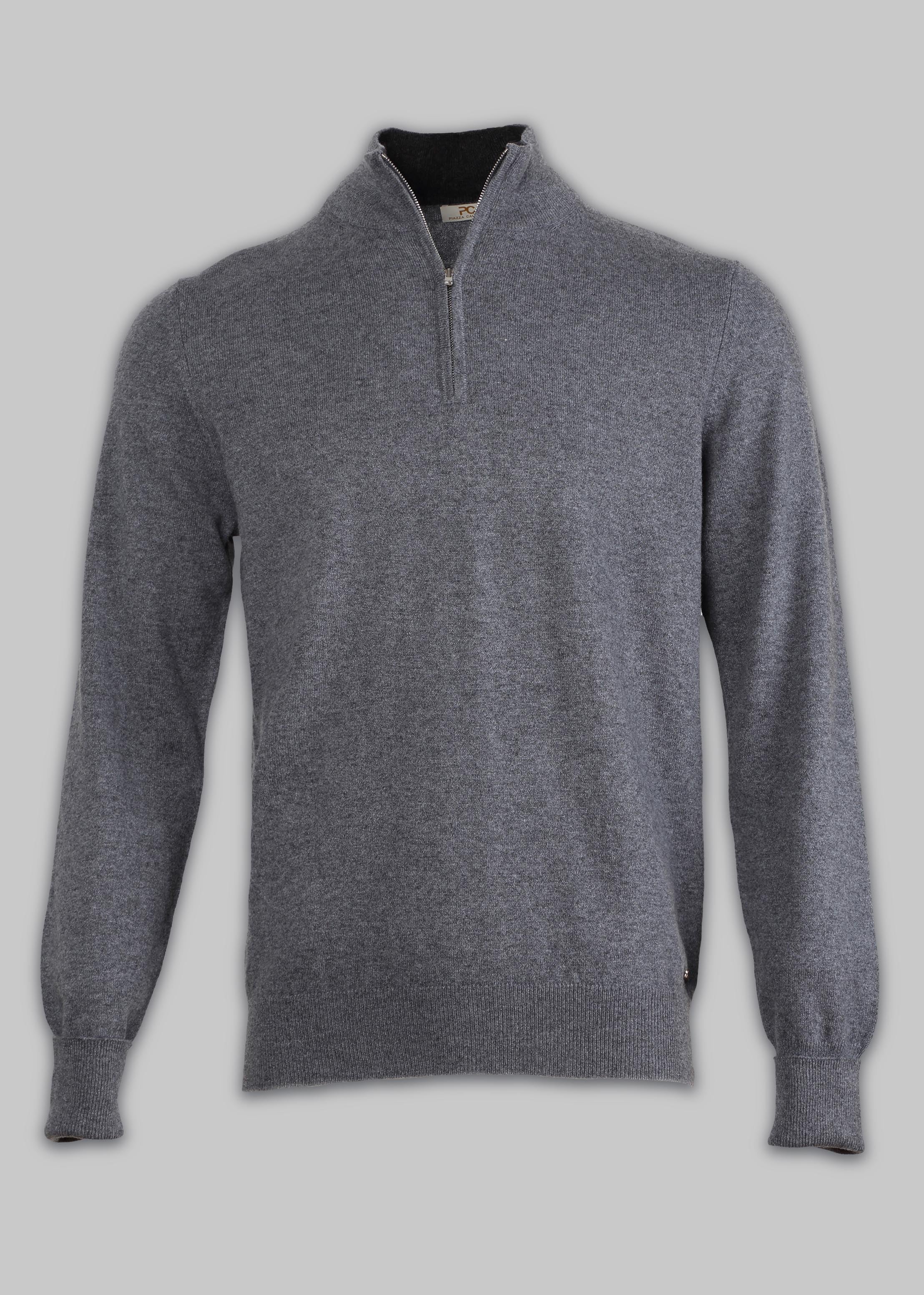 Monte Men's Half-Zip Cashmere Jumper