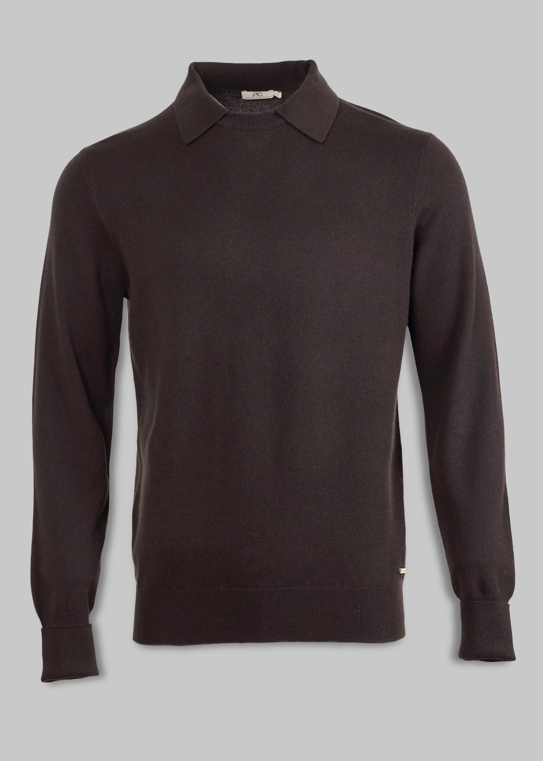 Pullover in Cashmere Girocollo con Colletto